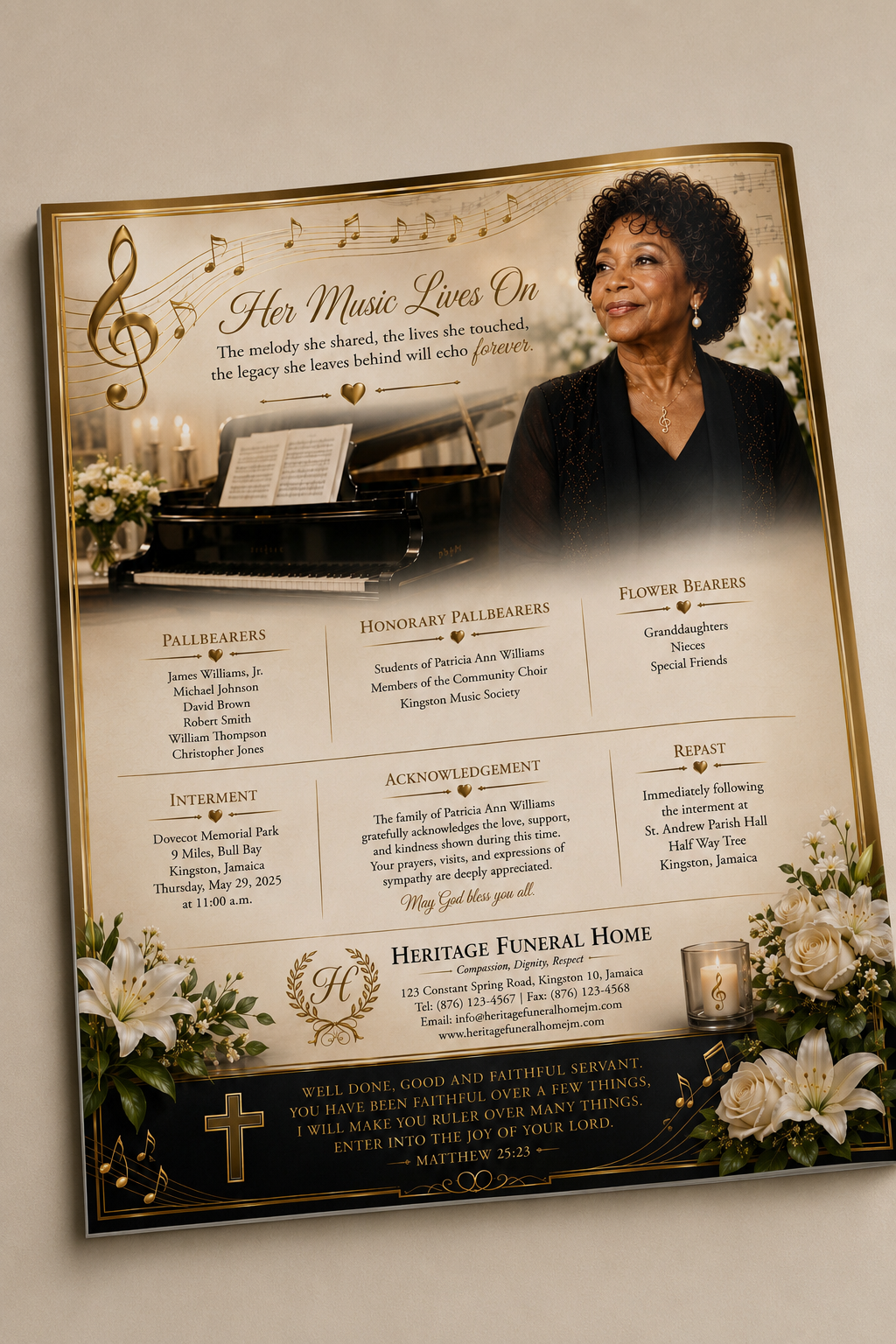 Signature Legacy Package back cover mockup